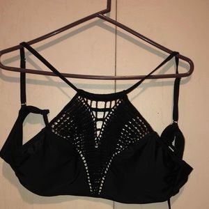 Crochet bathing suit top